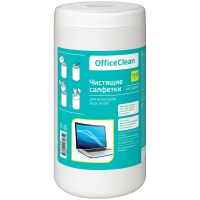 Салфетки OfficeClean, для чистки мониторов, 100 шт