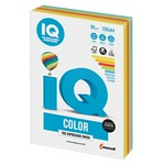 Набор цветной бумаги IQ Color А4, 80 г/м.кв, 250 л. 5 цв. по 50 л. Цвета: CY39, SY40, CO44, MA42, АВ…