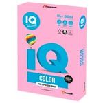 Бумага цветная IQ Color А4, 80 г/м.кв, 500 л. NEOPI розовый неон