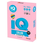 Бумага цветная IQ Color А4, 80 г/м.кв, 500 л. OPI74 розовый фламинго