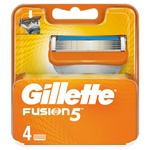 Сменные кассеты для бритья Fusion, 4 шт. в упак