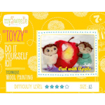 Набор для творчества картина шерстью Toyzy Совушки с яблоком