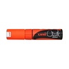 Маркер меловой Uni Chalk PWE-8K, 8 мм, флуоресцентно-ор ...
