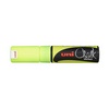 Маркер меловой Uni Chalk PWE-8K, 8 мм, флуоресцентно-жё ...