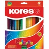 Карандаши цветные Kores с точилкой, 24 цвета ...