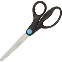 Ножницы канцелярские Attache Expert 17 см, металлические, с черными ручками без покрытия