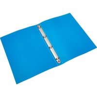 Папка пластиковая на 4 кольцах Attache F504/045, А4 32 мм, синяя