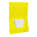 Папка на резинках BRAUBERG &quot;Neon&quot; 227461, неоновая, желтая, до 300 листов, 0,5 мм