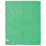 Тряпка для мытья пола ЛАЙМА 601251, плотная микрофибра, 50х60 см, зеленая