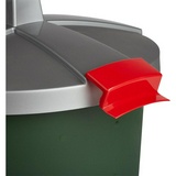 Бак с крышкой 45 л, 45х45х90 см, зеленый, пластик