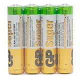 Батарейки GP Super Alkaline AAA LR03 24A, 1,5V 4 шт