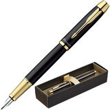 Ручка перьевая Parker IM GT S0856190, F, цвет корпуса черный