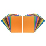 Набор цветной бумаги и картона Альт Мультики (А4, 16 листов, 8 цветов, немелованный картон)