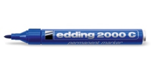 Маркер Edding 2000C/3 перманентный, 1.5-3 мм, синий
