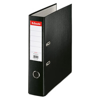 Папка-регистратор Esselte Economy ПВХ картон, А4, 75 мм, черная