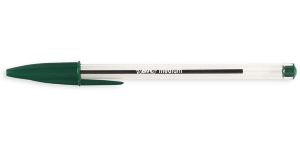 Ручка шариковая BIC Cristal, цвет стержня зелены�