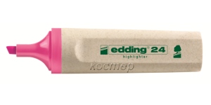 Маркер выделитель текста Edding ECO 24/9 розовый 2-