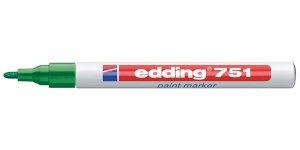 Маркер Edding 751 col. 004 paint marker, зеленый