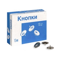 Кнопки металлические 10 мм Велент 100 шт. упак