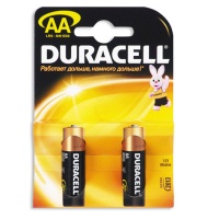 Батарейки Duracell LR6 Alkaline MN1500 BL2 A316 AA, 1,5V 2 ш