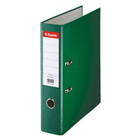Папка-регистратор Esselte Economy ПВХ картон, А4, 75 мм зеленый