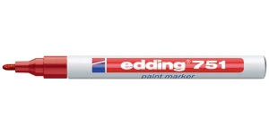 Маркер Edding 751 col. 002 paint marker, красный