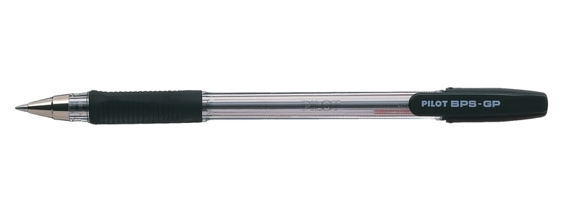 Ручка шариковая Pilot BPS-GP-M-B, черная, 0.4 мм