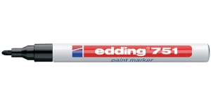 Маркер промышленный Edding 751 col. 001 paint marker, черн