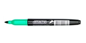 Маркер Attache перманентный, зеленый, 1,5-3 мм