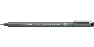 Линер Staedtler pigment liner 308 04-9 черный, 0,4 мм