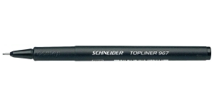 Линер, капиллярная ручка Schneider Topliner 9671, черн�