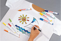 Textile marker маркер для тканей, текстильные маркеры Edding 4500