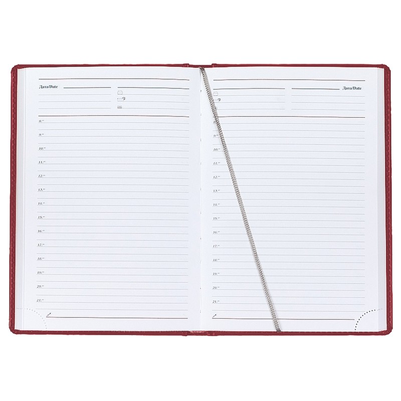 Ежедневник недатированный Attache Каньон, формат А4, цвет бордо