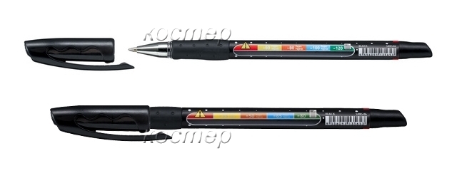 Ручка шариковая Stabilo Exam Grade черная, 0.4
