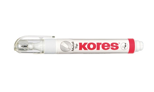 Корректирующий карандаш Kores Metal Tip 94030, 8 мл, металлический наконечник