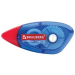 Корректирующая лента BRAUBERG 227801, 5 мм х 8 м, корпус синий, механизм перемотки