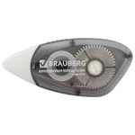 Корректирующая лента BRAUBERG BLACK&WHITE 227800, 5 мм х 8 м, корпус черный тонированный, механизм п…