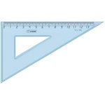 Треугольник 30°, 13 см Стамм ТК400, прозрачный голубой