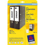 Этикетки для папок-регистраторов Avery Zweckform Z-L4761-25 A4, 192х61мм, 4 шт. на листе, 25 л., бел…