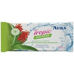 Салфетки влажные Aura "Tropic coctail" 6065/8136, освежающие, 15 шт