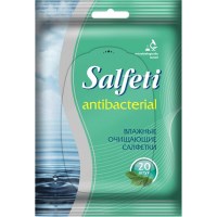 Салфетки влажные Salfeti для рук, антибактериальные, 20 шт. в упак