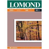 Фотобумага Lomond 0102144, А4, 220г/м2, 50 л, матовая, двухсторонняя