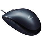 Мышь Logitech Mouse M90 Black USB 910-001794. Цвет черный