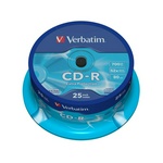 Диск CD-R Verbatim Extra Protection 700 Mb 52x CakeBox 43432 0704-03 25 шт