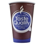 Одноразовые стаканы 300 мл ФОРМАЦИЯ Taste Quality HB80-340-0398, КОМПЛЕКТ 50 шт, бумажные однослойны…
