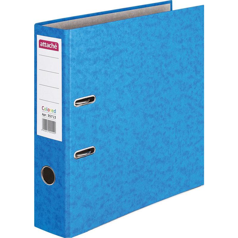Папка-регистратор Attache Colored 12737/20449 А4, синяя ширина 75 мм