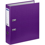 Папка-регистратор OfficeSpace 270118, 70мм, бумвинил, с карманом на корешке, фиолетовая