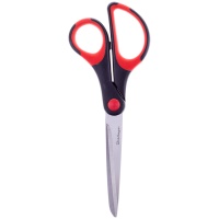 Ножницы канцелярские Berlingo Office Soft S7011, эргономичные ручки, мягкие вставки, 21 см