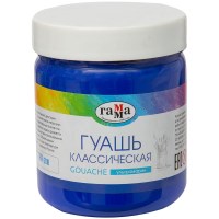 Гуашь Гамма Классическая 221060504, ультрамарин, 500 мл