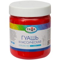 Гуашь Гамма Классическая 221060500, алая, 500 мл